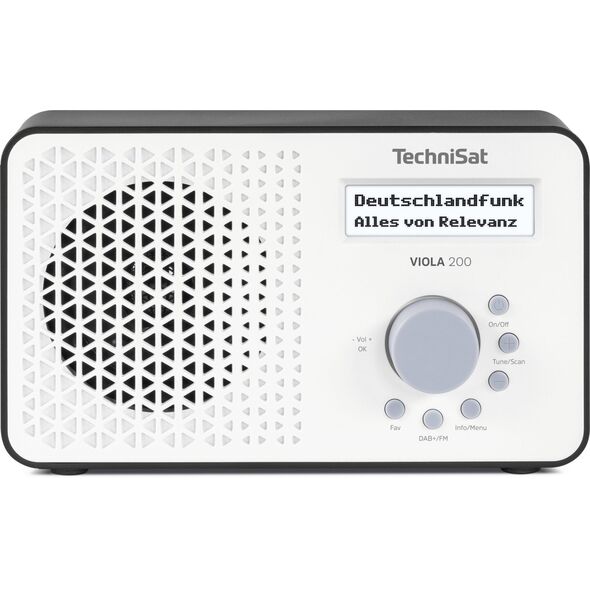 Technisat VIOLA 200 weiß/schwarz