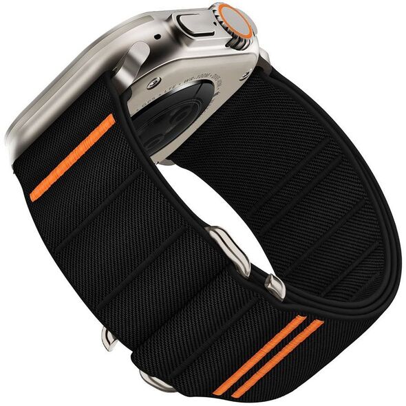 TECH-PROTECT NYLON SLIP APPLE WATCH 6 / 7 / 8 / 9 / 10 / SE / ULTRA 1 / 2 (44 / 45 / 46 / 49 MM) BLACK