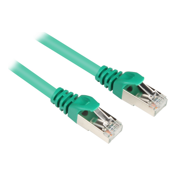 Sharkoon CAT 6 Patchcord SFTP Zielony 2M (4044951014859)