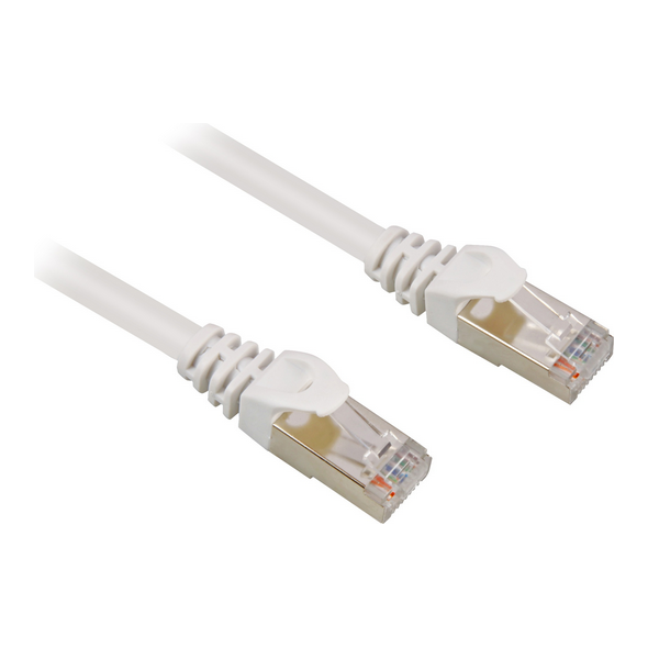 Sharkoon CAT 6 Patchcord SFTP Biały 0.5M (4044951015047)