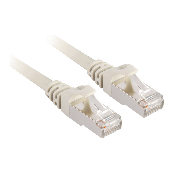 Sharkoon CAT 6 Patchcord SFTP Szary 1M (4044951003686)