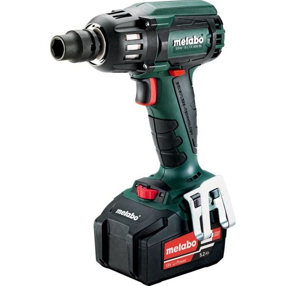 Metabo METABO.KLUCZ UDAROWY SSW 18V LTX 400  BL 1/2" 400Nm 2x5,2Ah