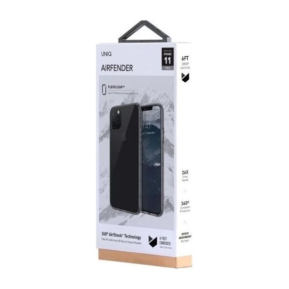 Uniq UNIQ etui Air Fender iPhone 11 Pro Max szary/smoked grey tinted