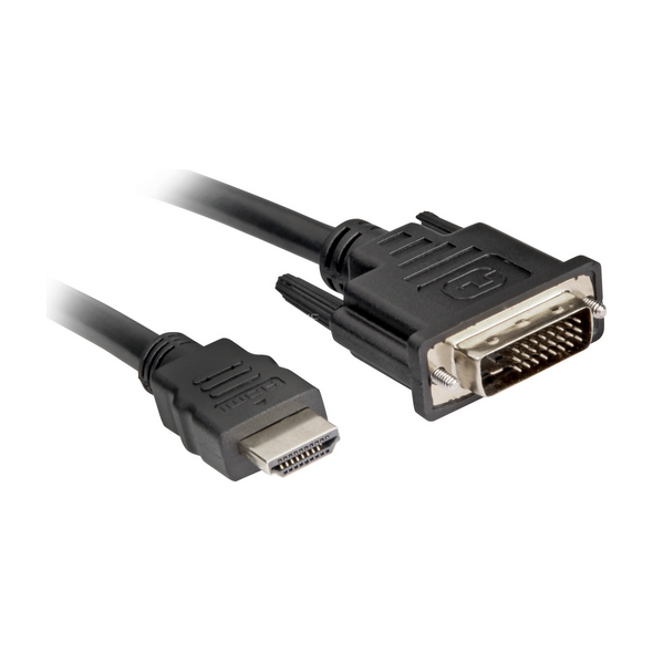 Kabel Sharkoon HDMI - DVI-D 3m czarny (4044951015221)