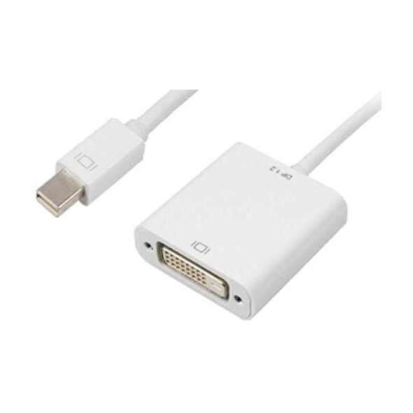 Adapter AV Sharkoon DisplayPort Mini - DVI-D biały (4044951017386)