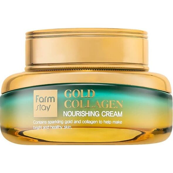 Farmstay Krem do twarzy z kolagenem i złotem FARMSTAY GOLD COLLAGEN, 55 ml