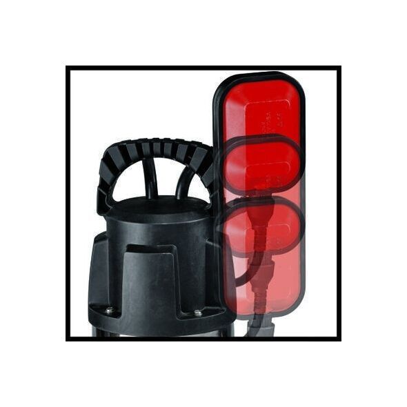 Einhell Einhell dirty water pump GC-DP 9040 N, submersible / pressure pump (red / stainless steel, 900 watts)