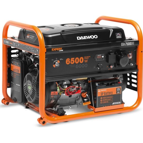 Agregat Daewoo GDA 7500DPE-3 DUAL POWER 6500 W 3-fazowy