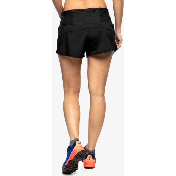 Inov-8 Spodenki damskie Inov-8 TrailFly Ultra 3 2in1 Short - bk/teal 34