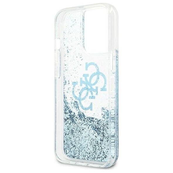 Guess Etui Guess GUHCP13LLG4GBL Apple iPhone 13 Pro niebieski/blue hardcase 4G Big Liquid Glitter