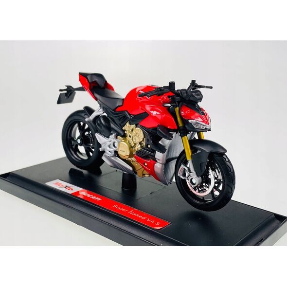 Maisto Model Motocykl Ducati Super Naked V4 z podstawką