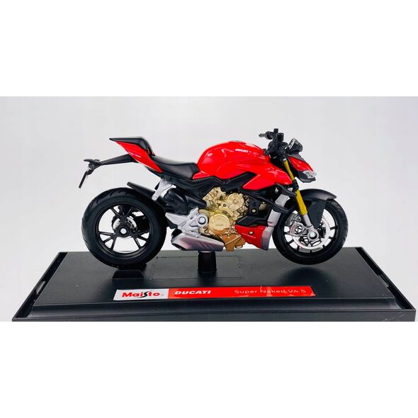 Maisto Model Motocykl Ducati Super Naked V4 z podstawką