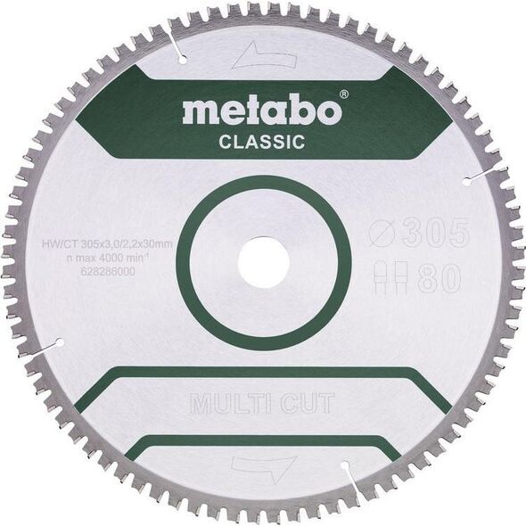 Metabo METABO PIŁA TARCZOWA FZ/TZ  305x30x80z