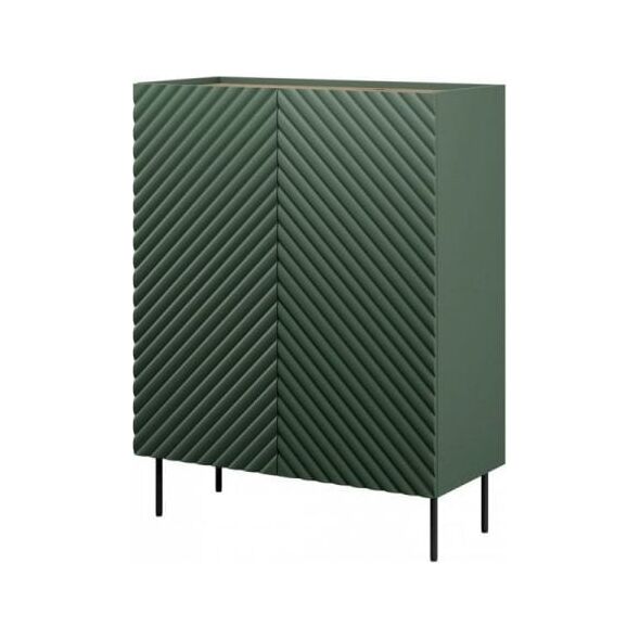 Cama Meble Regał 2D2SZ ONDA 98x45xH127 zieleń