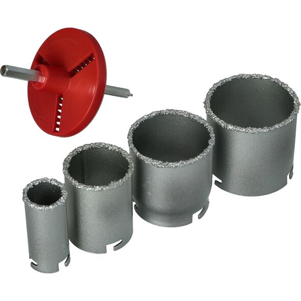 Faster Tools FASTER TOOLS Otwornica koronowa z nasypem wolframu - 5cz. 33 - 73 one size