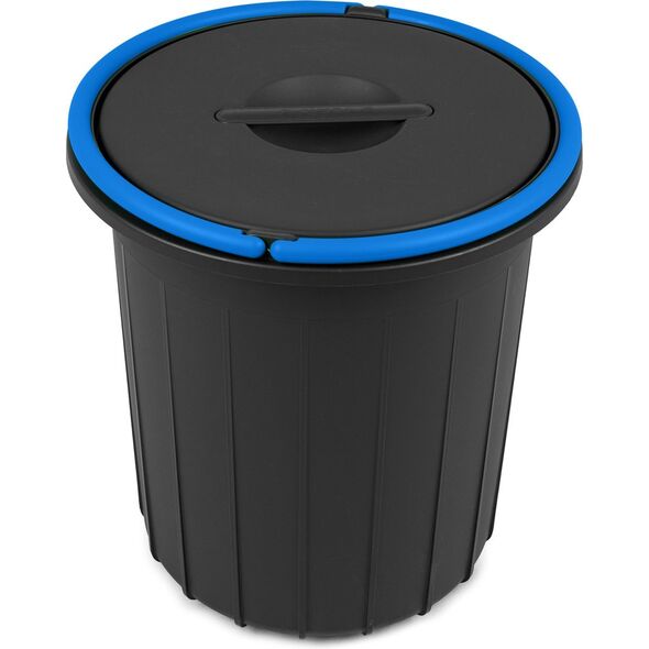 Κάδος απορριμμάτων Ecosolution 25L 37 5x37 5x39cm σκούρο γκρι/μπλε 8009115042747