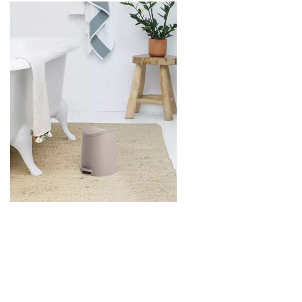 Κάδος Μπάνιου με Πεντάλ 3L Standard Καφέ 1522475