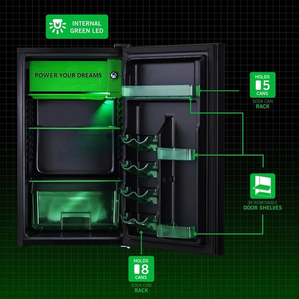 Ukonic Kühlschrank XBOX 91L inkl. Eisfach