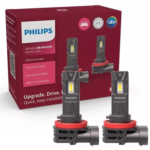 Philips Retrofit LED Fog H8, H9, H16 12V