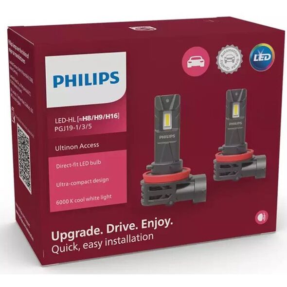 Philips Retrofit LED Fog H8, H9, H16 12V