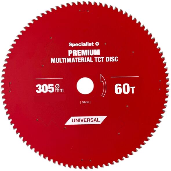 Δίσκος κοπής 305x60Tx30mm, Πολυϋλικό PREMIUM, SPECIALIST+