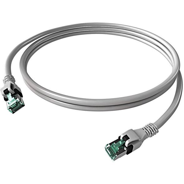 Καλώδιο Patch EasyLan DualBoot® PushPull Cat.6A (Class EA), S/FTP, RJ45 / RJ45, γκρι, 7,5 m