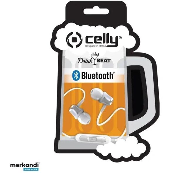 Słuchawki bezprzewodowe Celly DrinkBeat Drink Piwo białe standard