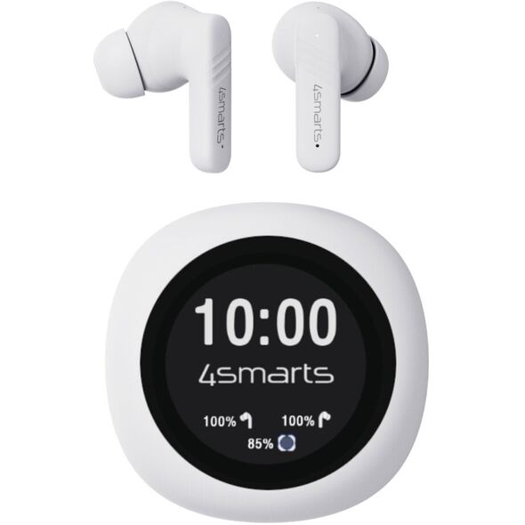 4smarts SkyBuds Pro Zestaw słuchawkowy True Wireless Stereo (TWS) Douszny Połączenia/Muzyka/Sport/Codzienność USB Type-C Bluetooth Biały
