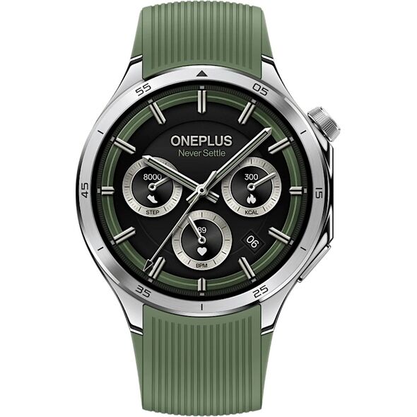 Smartwatch OnePlus Watch 3 46 mm GPS Zielony (Emerald Titanium)