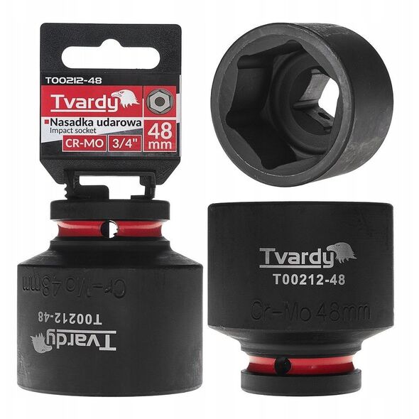 Καρυδάκι κρούσης 3/4" 6-γωνιακό 48mm CR-MO (4/16)