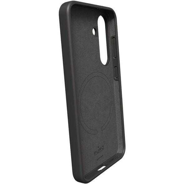 PURO PUSGS25ICONMAGBLK, Cover, Samsung, Samsung Galaxy S25, 15.8 cm (6.2"), Black