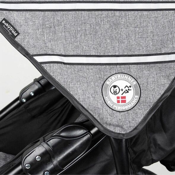 Bėgimo vežimėlis BabyTrold Jogger, black