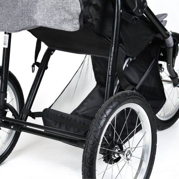 Bėgimo vežimėlis BabyTrold Jogger, black