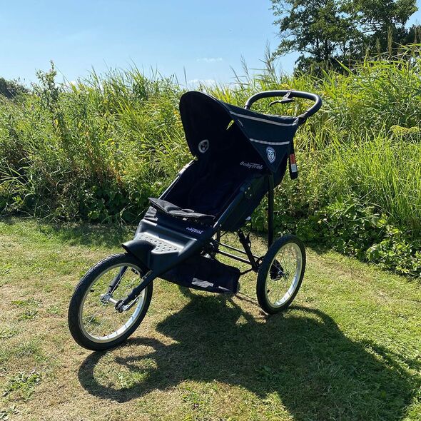 Bėgimo vežimėlis BabyTrold Jogger, black