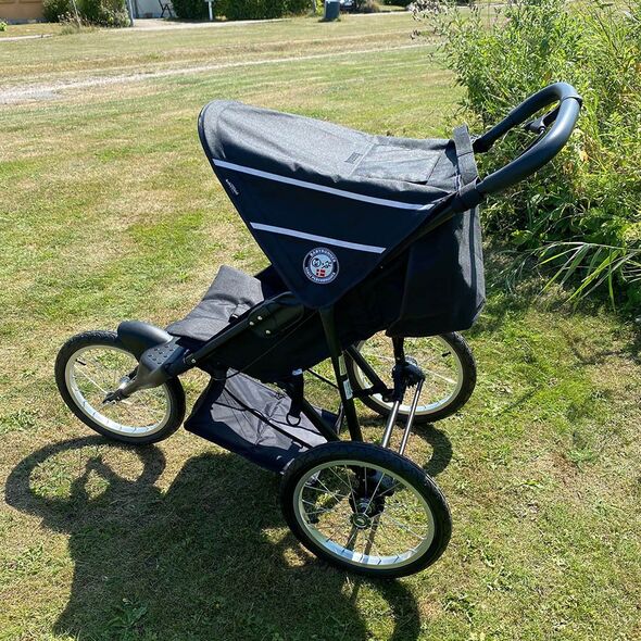 Bėgimo vežimėlis BabyTrold Jogger, black