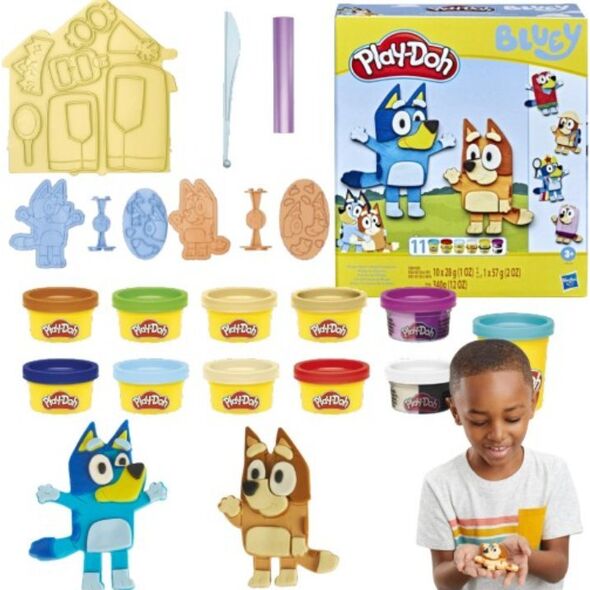 Hasbro Play-Doh Bluey i Bingo F4374 - Masy plastyczne