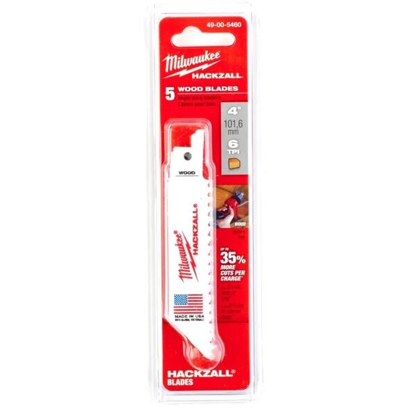 Πριόνι MILWAUKEE HACKZALL 100mm/6T /5τμχ.