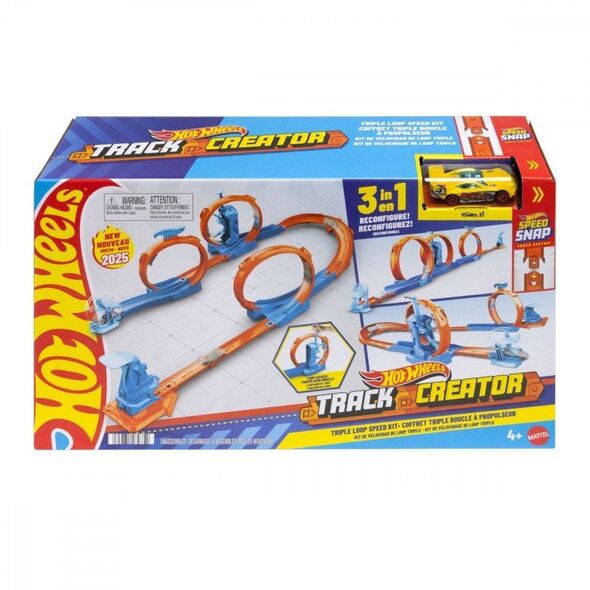 Hot Wheels Δημιουργός Πίστας Τριπλή Λούπα Φρενίτιδα