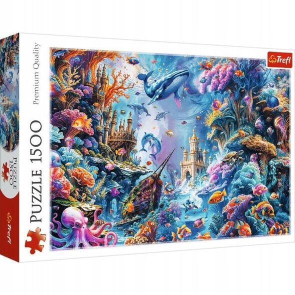 PUZZLE 1500EL TREFL PODWODNY SWIAT PUD6