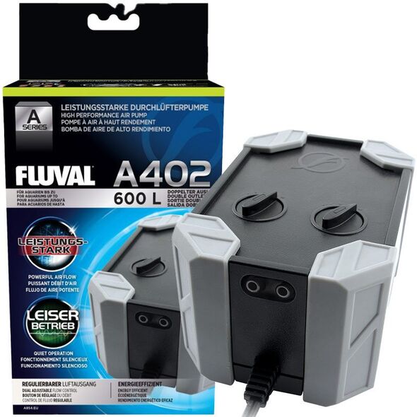 Fluval Aerator A402, 2W, 8x12x19cm, έως 600L 12313600 15561014175
