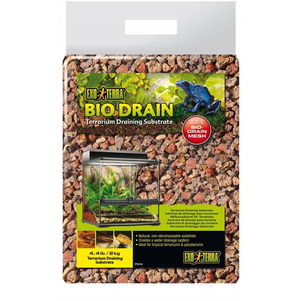 Exo Terra Bio Drain, αποστραγγιστικό υπόστρωμα, για terrarium, 2 kg 12313668 15561231152