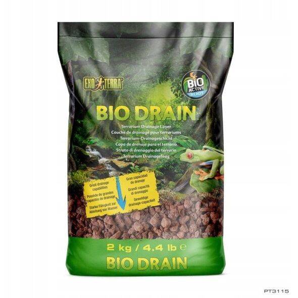 Exo Terra Bio Drain, αποστραγγιστικό υπόστρωμα, για terrarium, 2 kg 12313668 15561231152