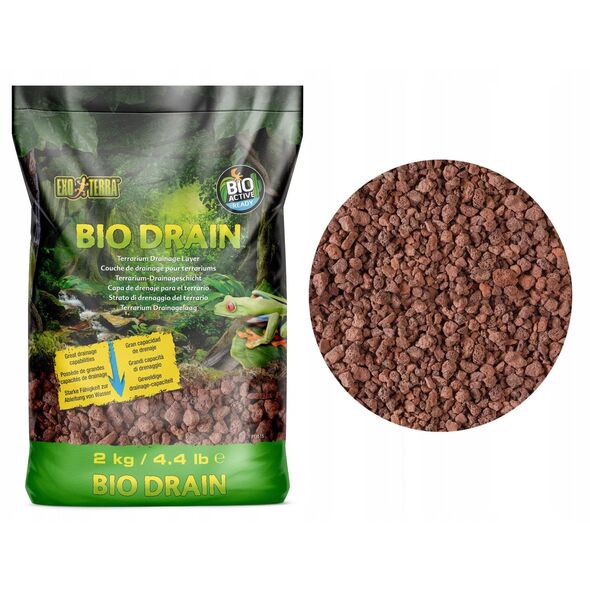 Exo Terra Bio Drain, αποστραγγιστικό υπόστρωμα, για terrarium, 2 kg 12313668 15561231152