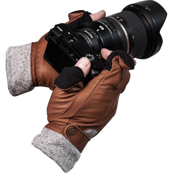 Vallerret Rękawiczki rękawice fotograficzne Urbex Glove Brown S