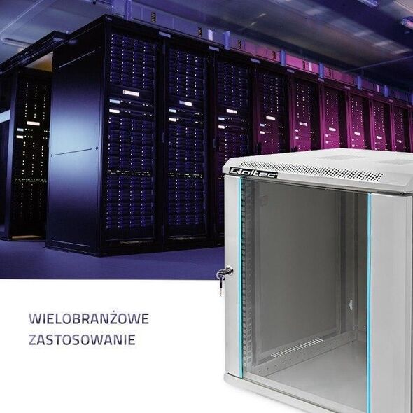 Szafa Qoltec Wisząca 19" 12U (54487)