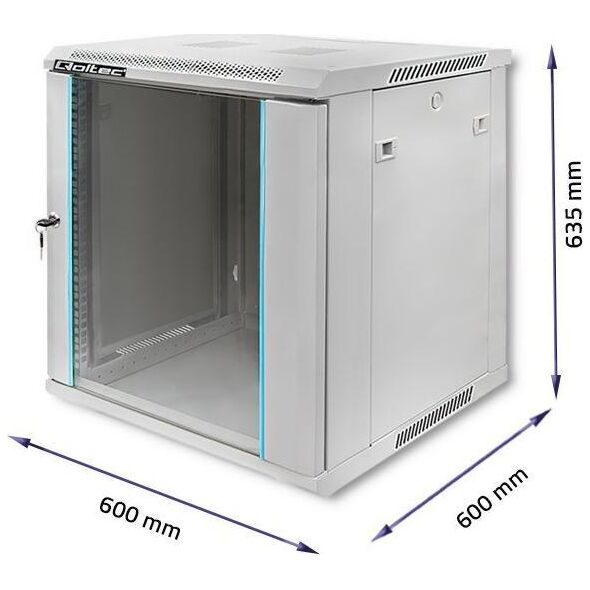 Szafa Qoltec Wisząca 19" 12U (54487)