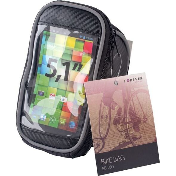 Forever Torba rowerowa Forever BB-200 czarna - GSM011077