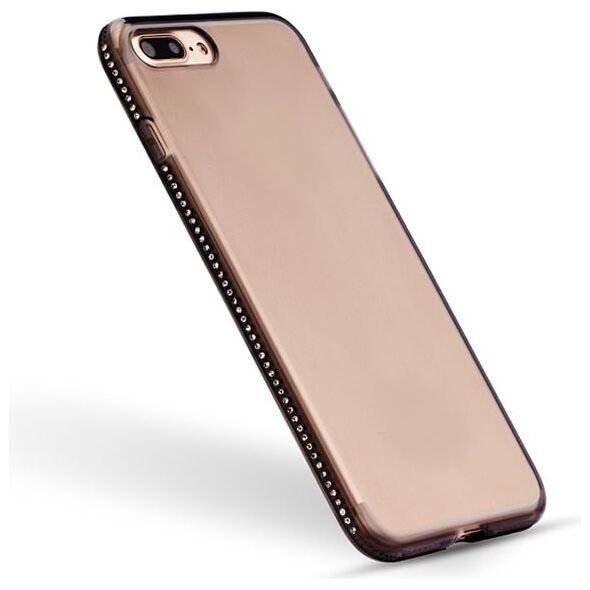 Beeyo Nakładka Diamond Frame Apple iPhone 6 Plus szara (GSM024189)