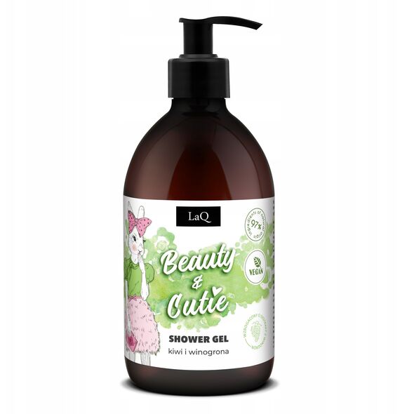 LaQ KIWI I WINOGRONA żel pod prysznic, 500 ml
