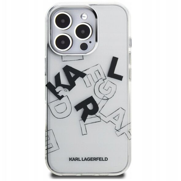 Etui Karl Lagerfeld IML Sketched Graphic do Apple iPhone 16 Pro Max przezroczysty